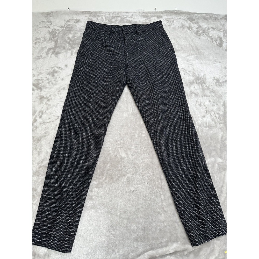 Club Monaco‎ Slacks Pants Women's Size 31/32 Charcoal Gray Sutton Slim Fit Wool